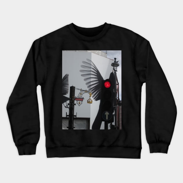 Blackbirds In Leicester Square, London (1) Crewneck Sweatshirt by MagsWilliamson